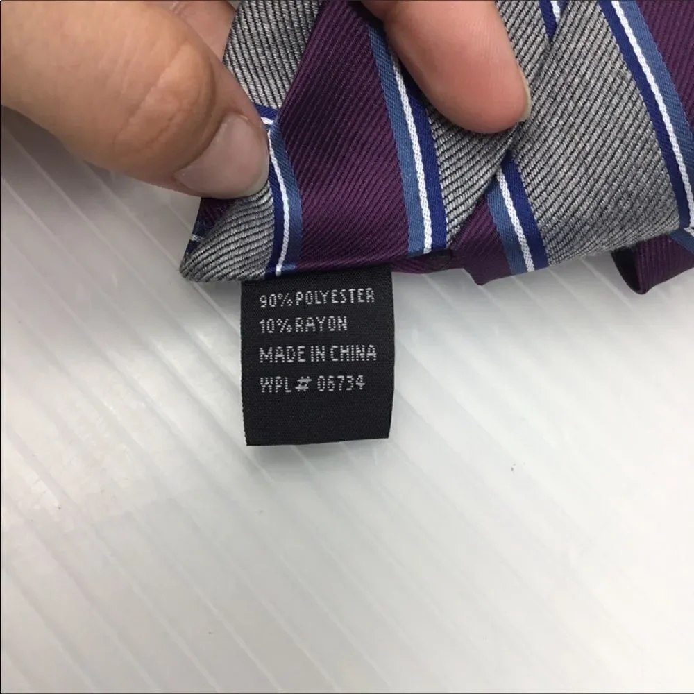 Striped Clip-On Tie (E6)